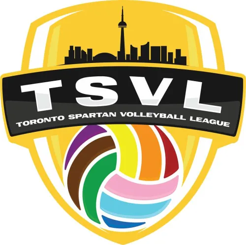 Toronto Spartan Volleyball League logo