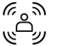 Icon visualizing sensory.