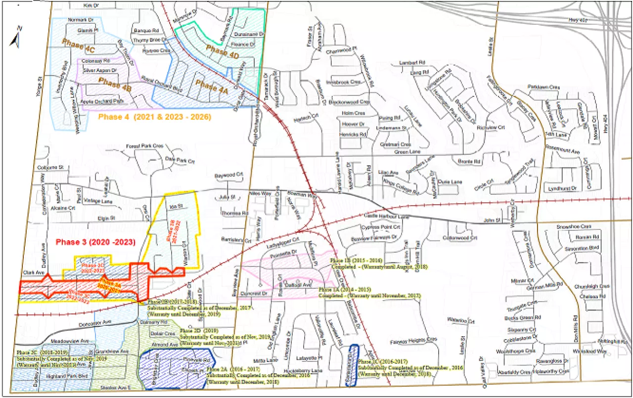 West Thornhill Project Locations