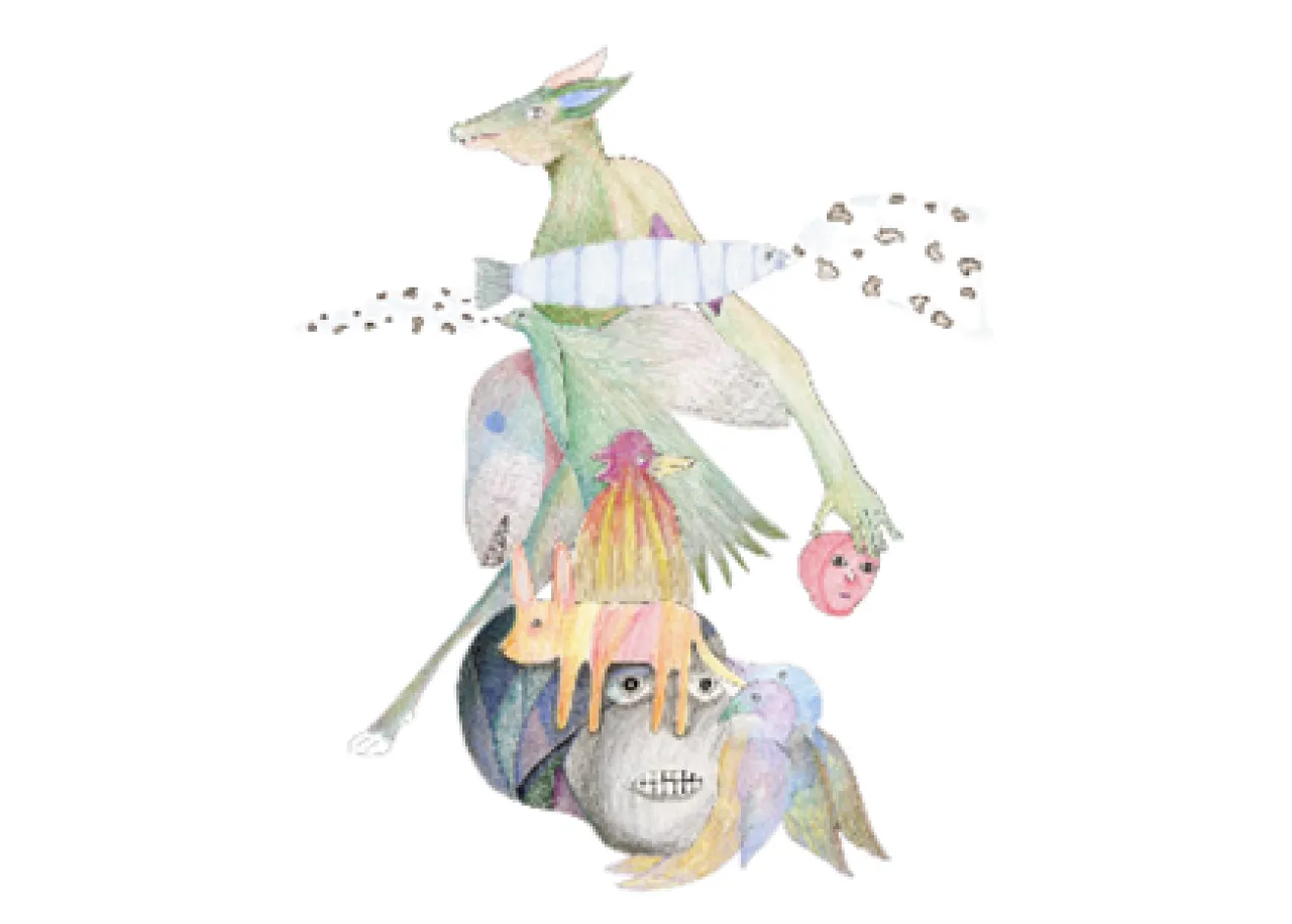 Z'otz* Collective, The Season has Arrived, 2025 mixed media on paper