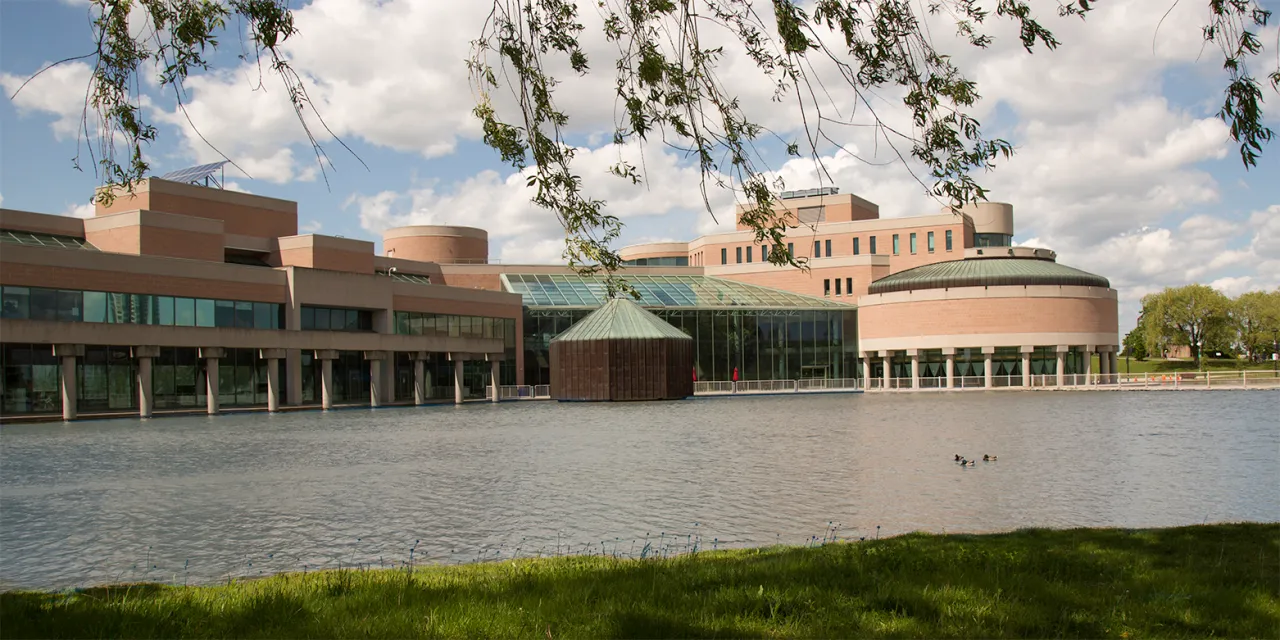Exterior of Markham Civic Centre.