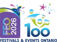 Festivals and Events Ontario, top 100 of 2026 award.