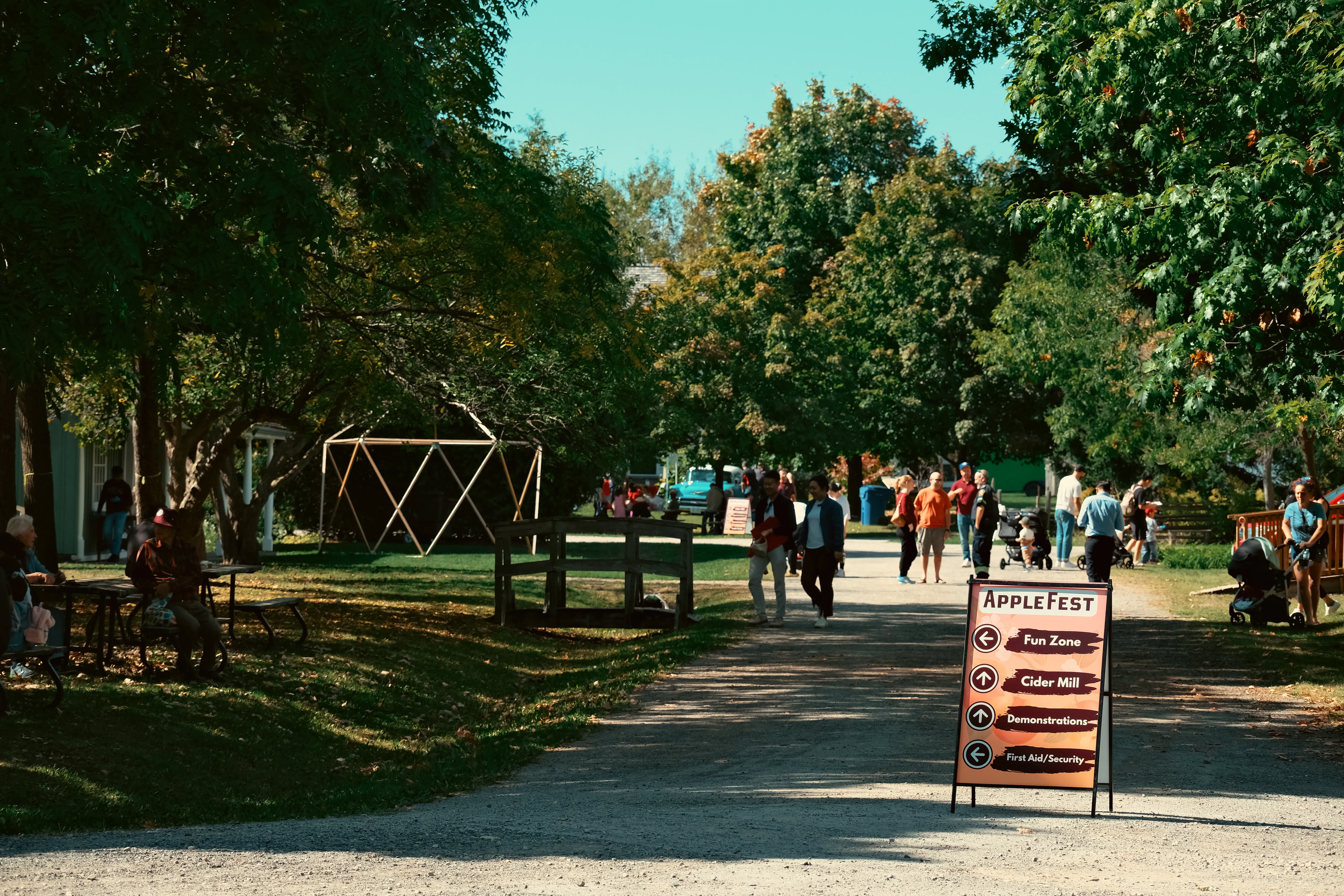 AppleFest fairgrounds.