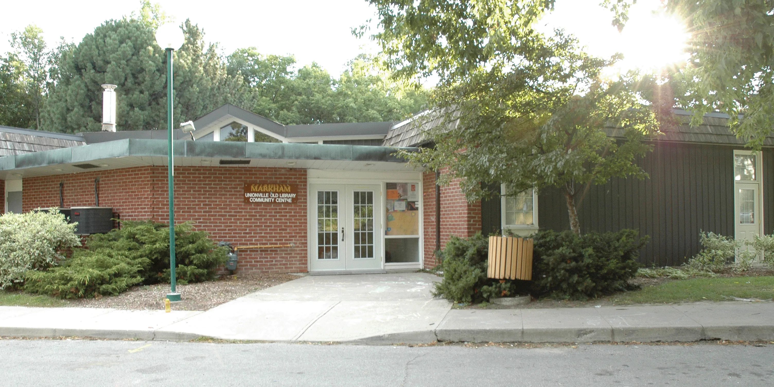 Exterior of Old Unionville Library Community Centre.