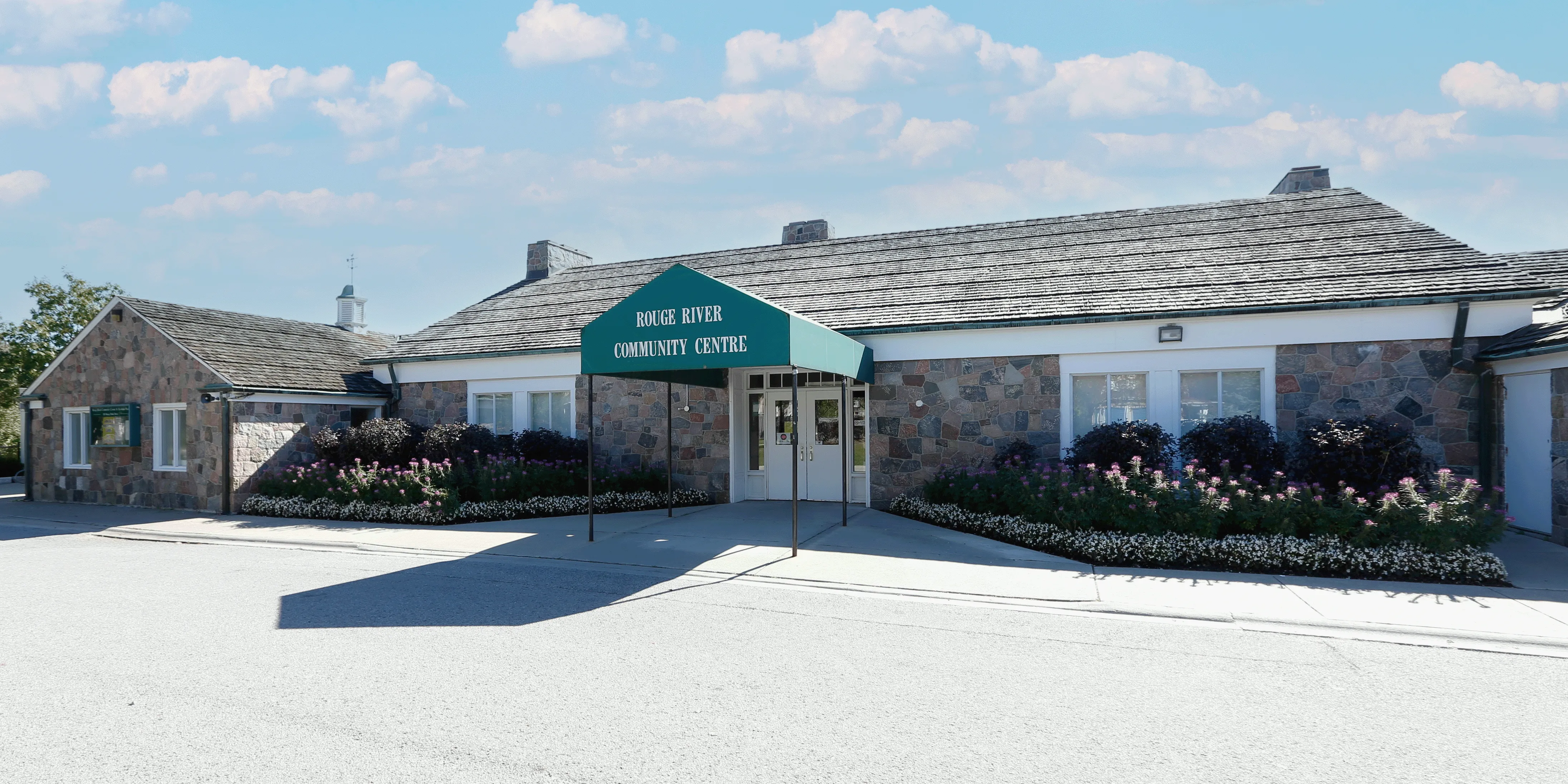 Exterior of Rouge River Community Centre.